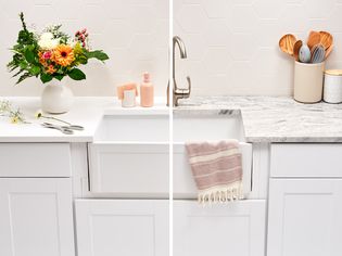 Corian vs granite kitchen countertop